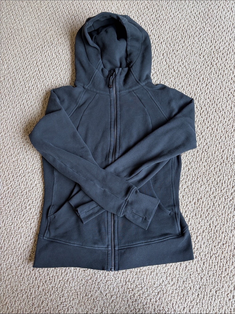 lululemon athletica Scuba Black Full-Zip Hoody size 10